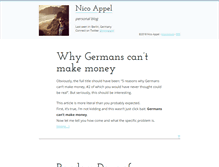 Tablet Screenshot of nicoappel.com